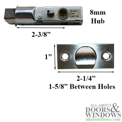 Baldwin Lever-Strength Estate Privacy Latch 5513P, 2-3/8