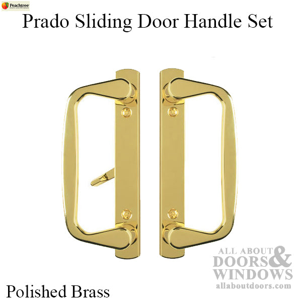 Prado, Peachtree Sliding Door Handleset - Choose Color - Prado, Peachtree Sliding Door Handleset - Choose Color