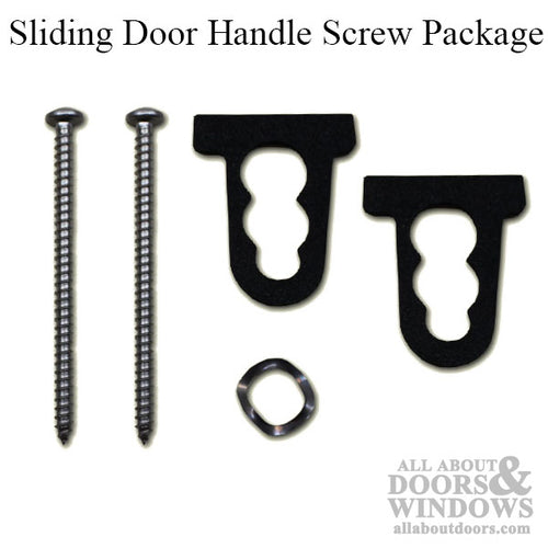 Sliding Door Handle Screw Package - 2-5/8