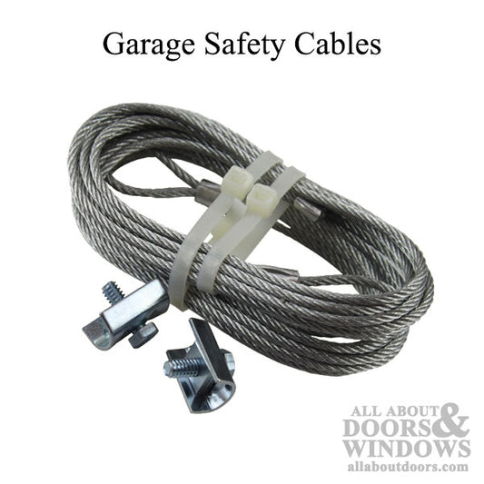 Safety Cables, Overhead Garage Doors - 2 pack