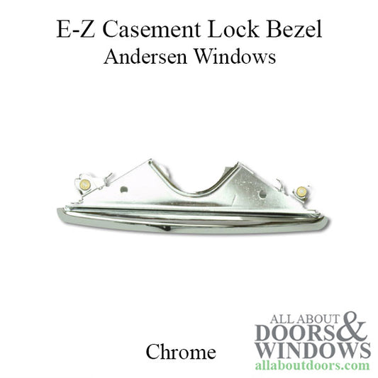 Andersen E-Z Casement Lock Bezel - Chrome