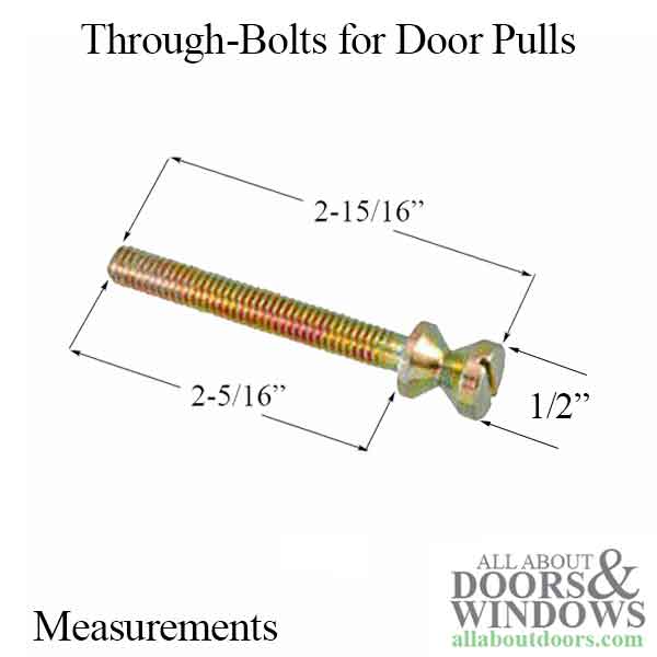 Through-Bolts for 1-3/4