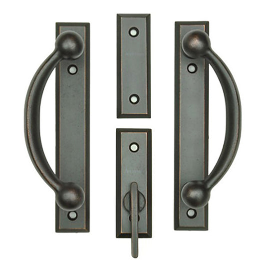 Andersen Frenchwood Gliding Door Trim Yuma, 2 Panel Interior & Exterior  - Distressed Bronze