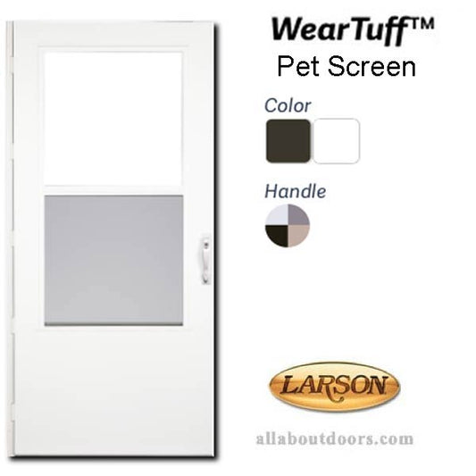 Larson Mid-View, WearTuff Storm Door # 370-50