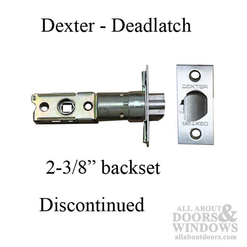 Dexter Spring Latch, 2-3/8 Backset, Square Face - Discontinued - Dexter Spring Latch, 2-3/8 Backset, Square Face - Discontinued