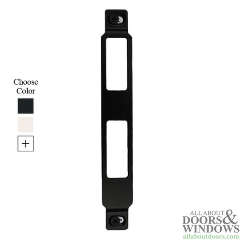 Larson Storm Door QuickFit Latch and Deadbolt Strike Plate 15/16 Inch x 6-7/8 Inch - Larson Storm Door QuickFit Latch and Deadbolt Strike Plate 15/16 Inch x 6-7/8 Inch