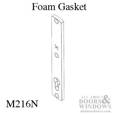 Hoppe Foam Gasket, M216N Escutcheon Plate - Hoppe Foam Gasket, M216N Escutcheon Plate