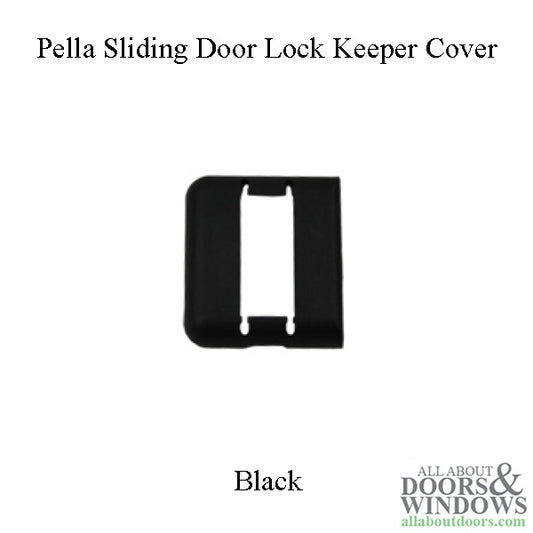 Plastic Cover for Pella Sliding Door Lock Keeper, 4 or 5 Hole