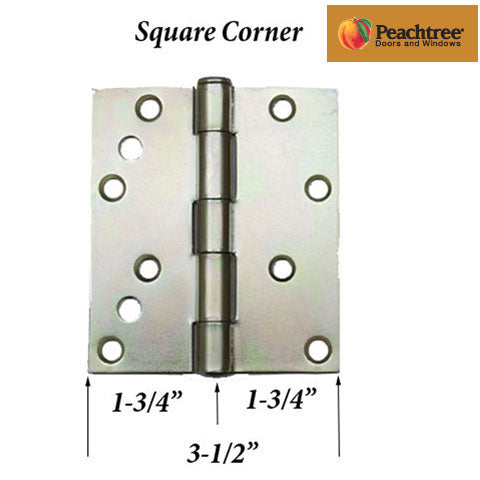 Commercial Door 4 x 3.5 Ball Bearing Square Corner - Choose Color - Commercial Door 4 x 3.5 Ball Bearing Square Corner - Choose Color