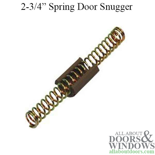 Bi-fold door snugger, 2-3/4" spring, 4 panel doors