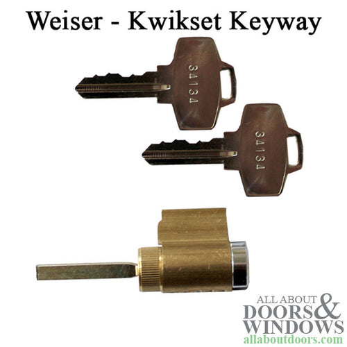 Key Cylinder, Trilennium 5 Pin Weiser / Kwiket  keyway, 1-3/4