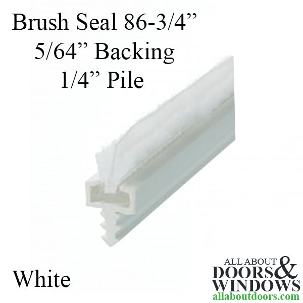 Brush Seal Weatherstrip, 86-3/4