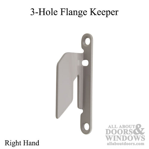 3-Hole Flange Keeper - Right Hand - 3-Hole Flange Keeper - Right Hand