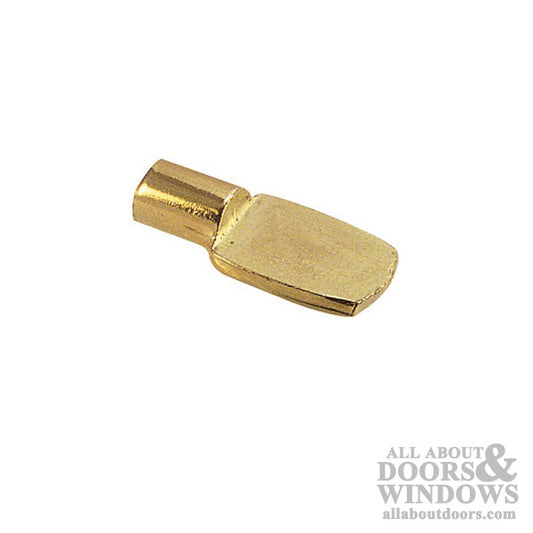 Shelf Support Pegs Spoon Style 1/4 Inch Brass