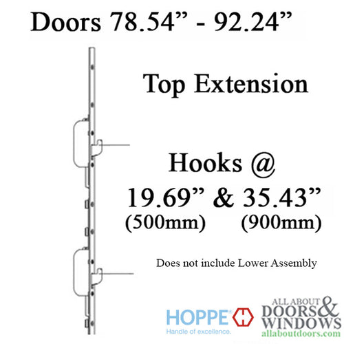 16mm Top Extension Swing Hook @ 19.69