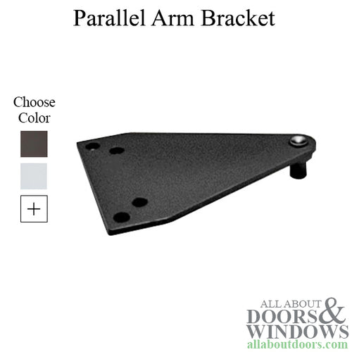 Parallel Arm Bracket / Mounting Plate for Commercial Door Closer, Choose Color - Parallel Arm Bracket / Mounting Plate for Commercial Door Closer, Choose Color