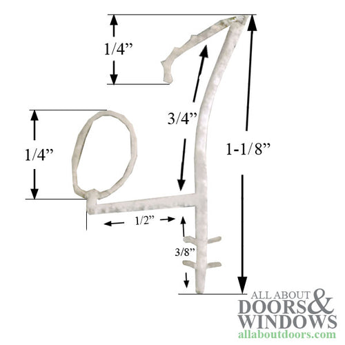 Milgard Astragal Weatherstrip for French/Double Doors - Milgard Astragal Weatherstrip for French/Double Doors