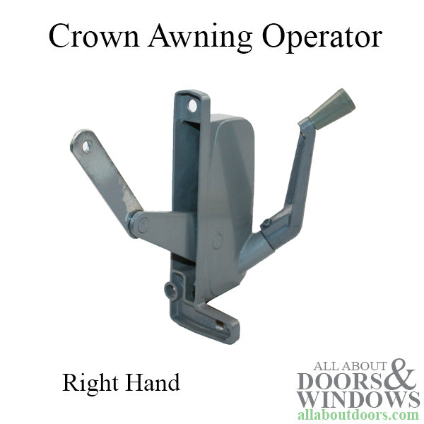 Crown awning operator-Aluminum-Right hand - Crown awning operator-Aluminum-Right hand