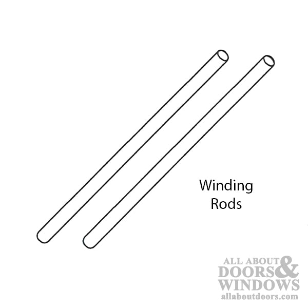 Winding Rods, Garage Door Torsion Spring Tool - Winding Rods, Garage Door Torsion Spring Tool