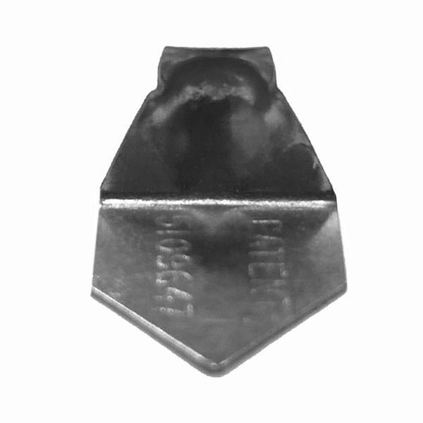 Flat Base Clip, Metal, Teardrop - Pack of 10 - Flat Base Clip, Metal, Teardrop - Pack of 10