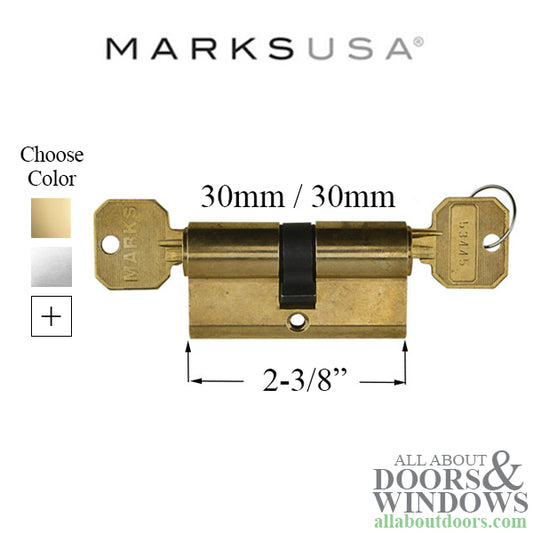 Marks Euro Slim Line Profile Cylinder, SC1 key - Choose Color