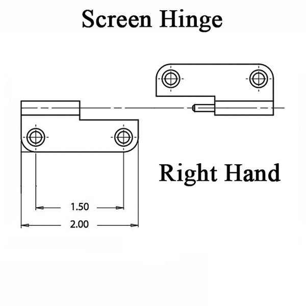 Truth 29.21 Push Out wood Window hardware,  Right Hand - Truth 29.21 Push Out wood Window hardware,  Right Hand