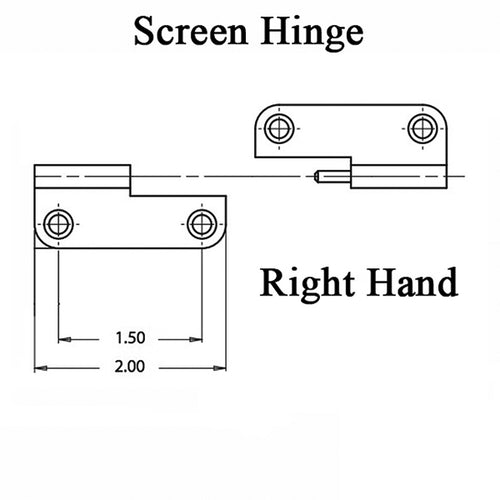 Truth 29.21 Push Out wood Window hardware,  Right Hand - Truth 29.21 Push Out wood Window hardware,  Right Hand