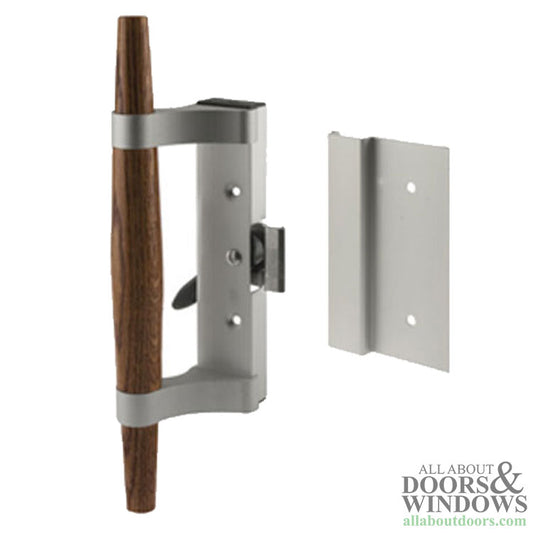 Handle Set - Sliding Patio Door, International - Clamp Latch - Aluminum