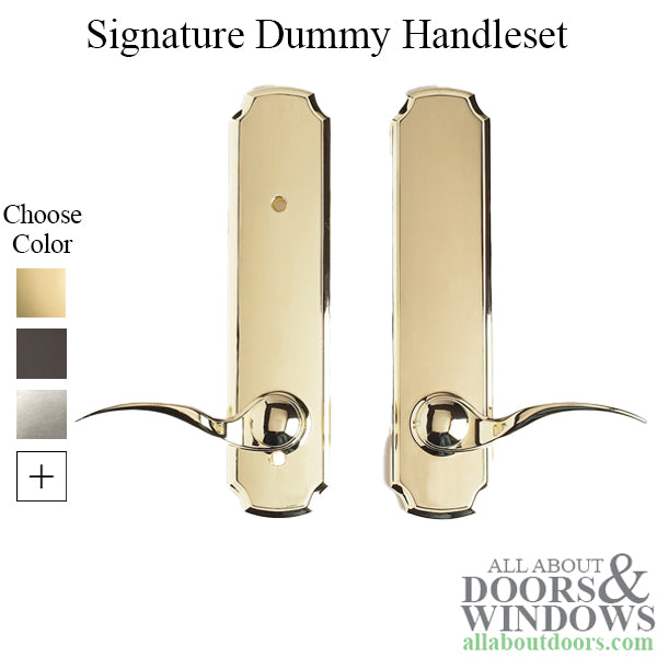 Signature Lockset, Fixed Dummy Pulls  - Choose Color - Signature Lockset, Fixed Dummy Pulls  - Choose Color