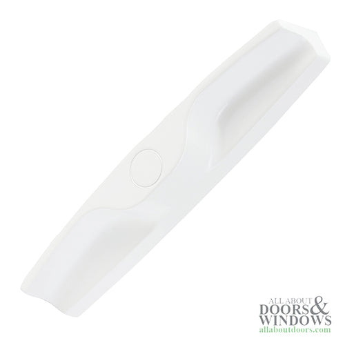 Exterior Handle, Offset screw hole pattern 3-15/16 - White - Exterior Handle, Offset screw hole pattern 3-15/16 - White