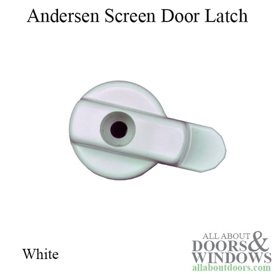 Andersen 2-Panel Insect Screen Latch - White