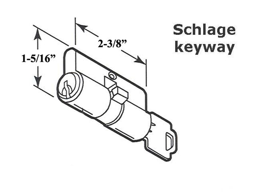 Active Keyed Cylinder Lock - Double Keyed - Solid Brass - Active Keyed Cylinder Lock - Double Keyed - Solid Brass