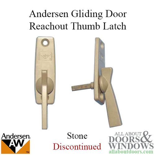 Thumb Latch, Andersen Reachout  Old Style - Stone - Thumb Latch, Andersen Reachout  Old Style - Stone