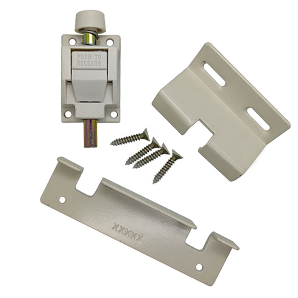 Truth Rectangular Spring Action Foot Bolt Pack for Patio Door - Truth Rectangular Spring Action Foot Bolt Pack for Patio Door