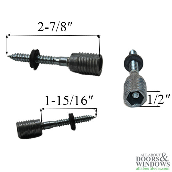 Truth 11085 Door Jamb Jack I Screw pack with Tool and White Finish Caps - Truth 11085 Door Jamb Jack I Screw pack with Tool and White Finish Caps