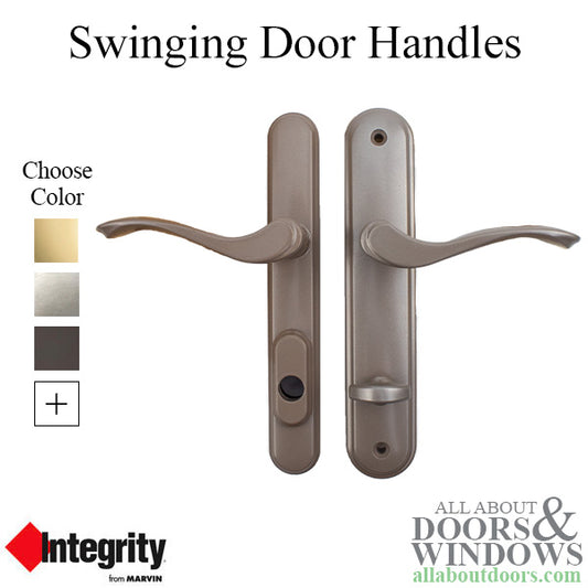 Integrity Cambridge Primary, Keyed Swinging Door Handles, Left Hand