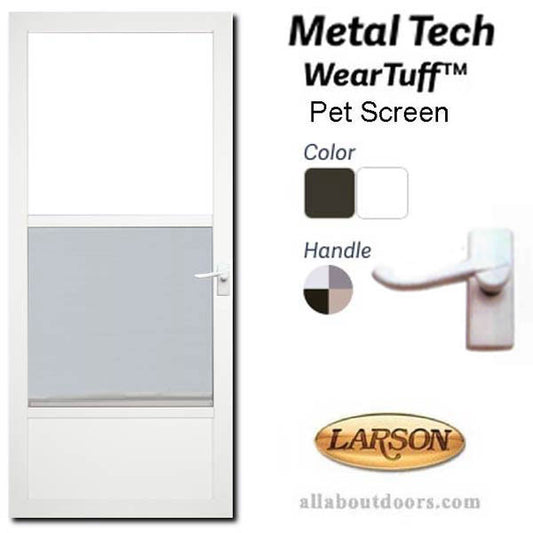 Larson Classic-View Metal-Tech Reversa Screen Storm Door