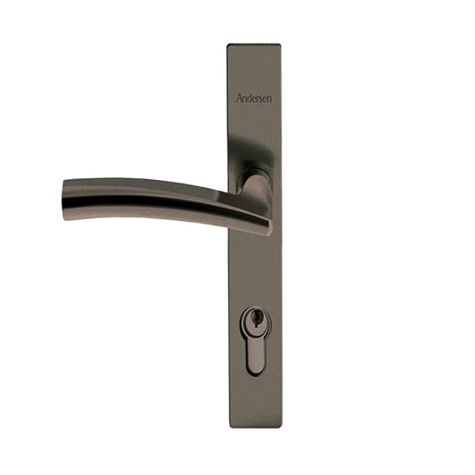 Andersen Emco Modern Storm Door Handle Set Trim Metallic Stone