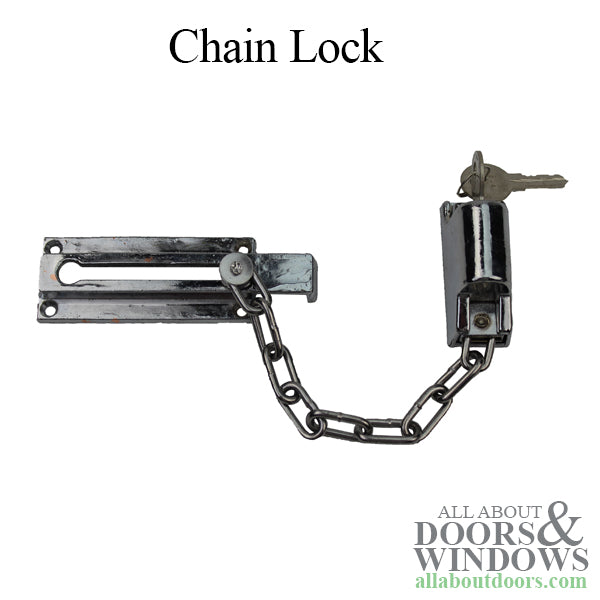 Chain Lock - Keyed - Chrome - Chain Lock - Keyed - Chrome