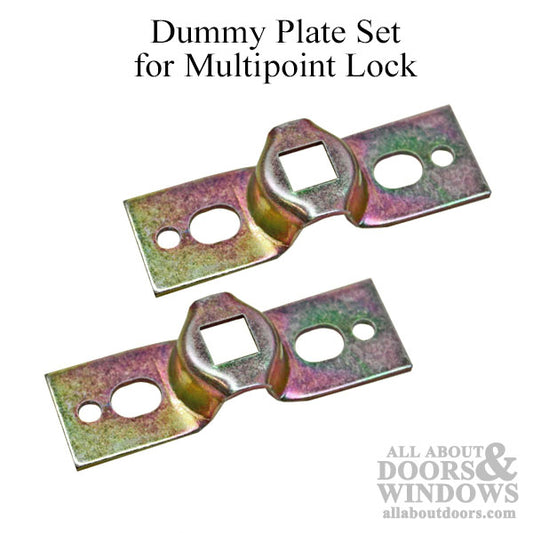 Dummy Plate Set for Multipoint Lock