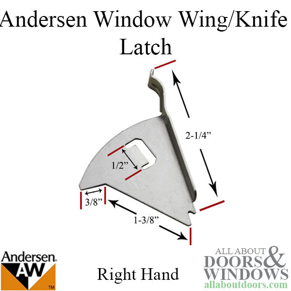 Discontinued Wing Latch, Combination Storm window frame - Right Hand - Discontinued Wing Latch, Combination Storm window frame - Right Hand