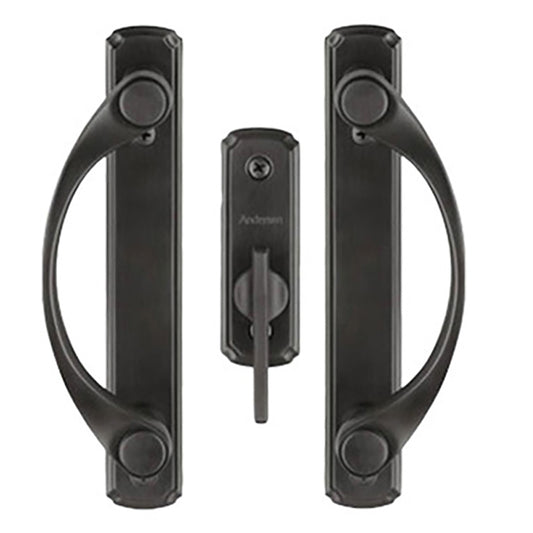 Andersen Newbury 2 Panel Complete  Hardware Set for Frenchwood Gliding Door - Oil Rubbed Bronze