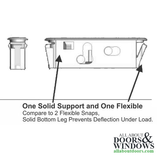 Vent Stop Latch / safety night lock, Vinyl Window - Vent Stop Latch / safety night lock, Vinyl Window