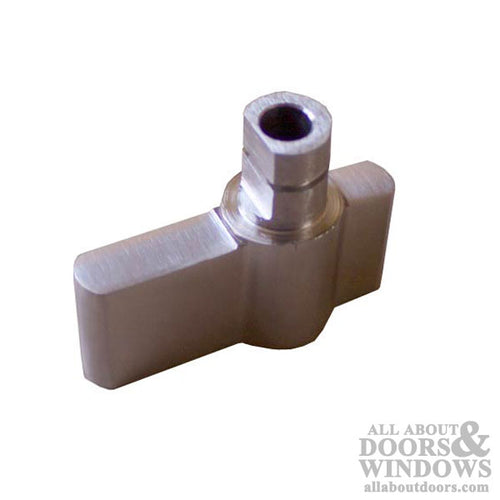 Thumb Turn, Deadbolt, Emtek - Satin Chrome - Thumb Turn, Deadbolt, Emtek - Satin Chrome