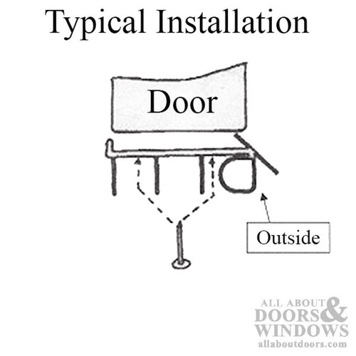 Atrium Door Bottom Weather Seal / Sweep - Atrium Door Bottom Weather Seal / Sweep