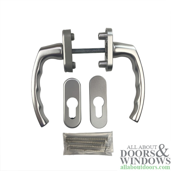 Hoppe Tilt Turn Handles  Luxembourg   Silver - Hoppe Tilt Turn Handles  Luxembourg   Silver