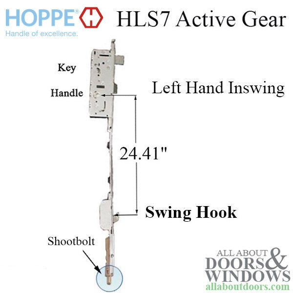 Hoppe HLS7 45/92 Shootbolt/SwingHook at 24.41