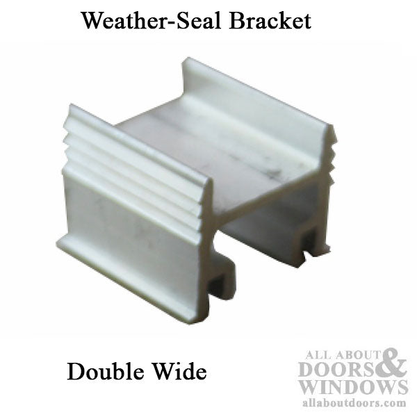 Bracket, Jet Door Weather-Strip Clip, Bottom Rail - Thick - Bracket, Jet Door Weather-Strip Clip, Bottom Rail - Thick