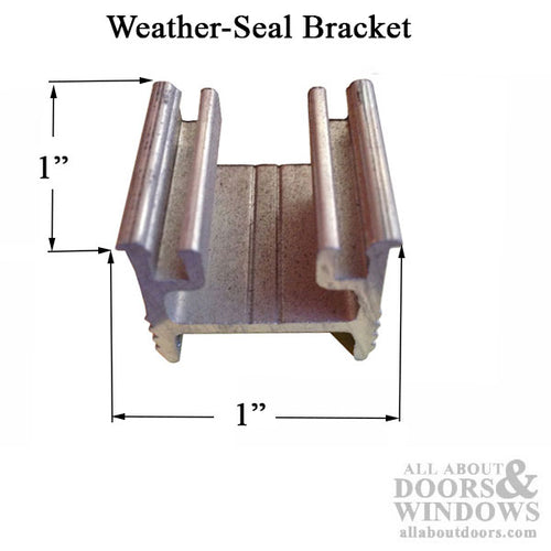 Bracket, Jet Door Weather-Strip Clip, Bottom Rail - Thick - Bracket, Jet Door Weather-Strip Clip, Bottom Rail - Thick