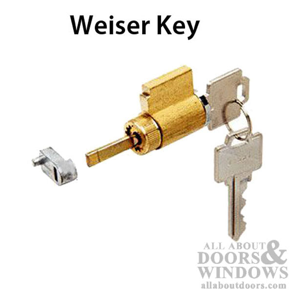 Cylinder Lock - Sliding Patio Door, 5 Pin Tumbler - Keyed Different - Cylinder Lock - Sliding Patio Door, 5 Pin Tumbler - Keyed Different